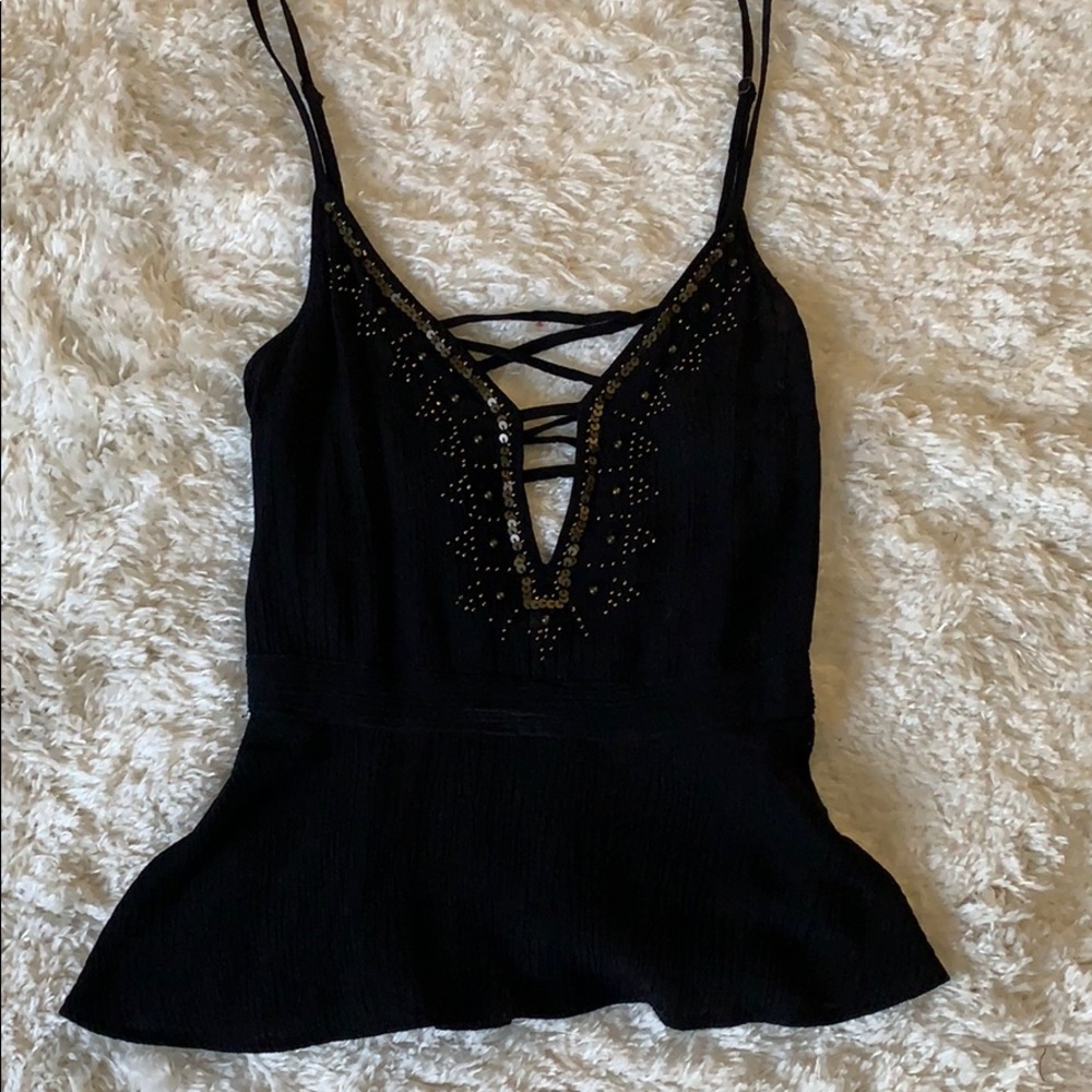 Peplum boho top